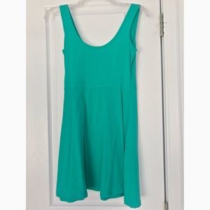 Teal A-Line Dress